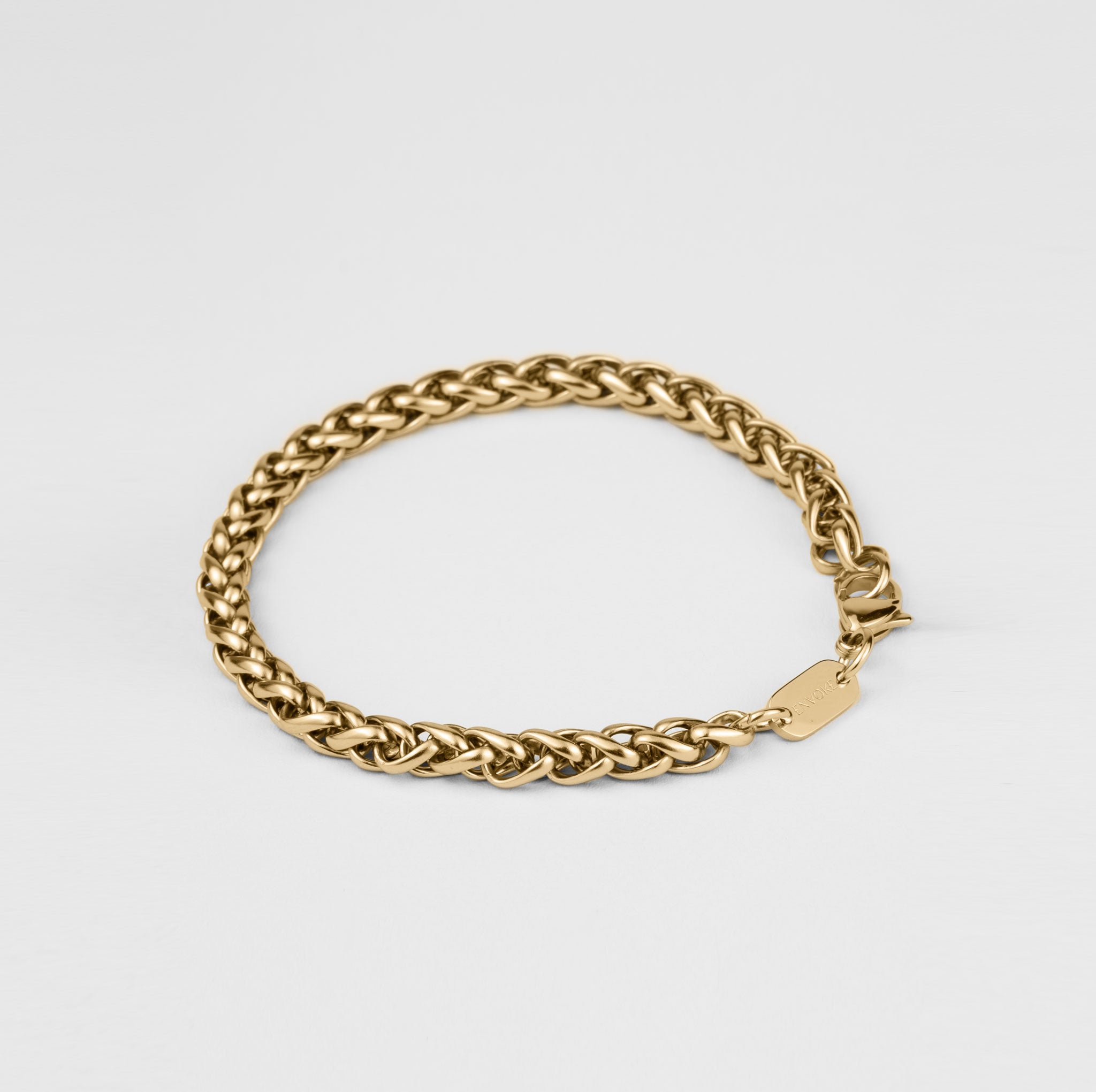Wheat Bracelet (Gold) 5 mm