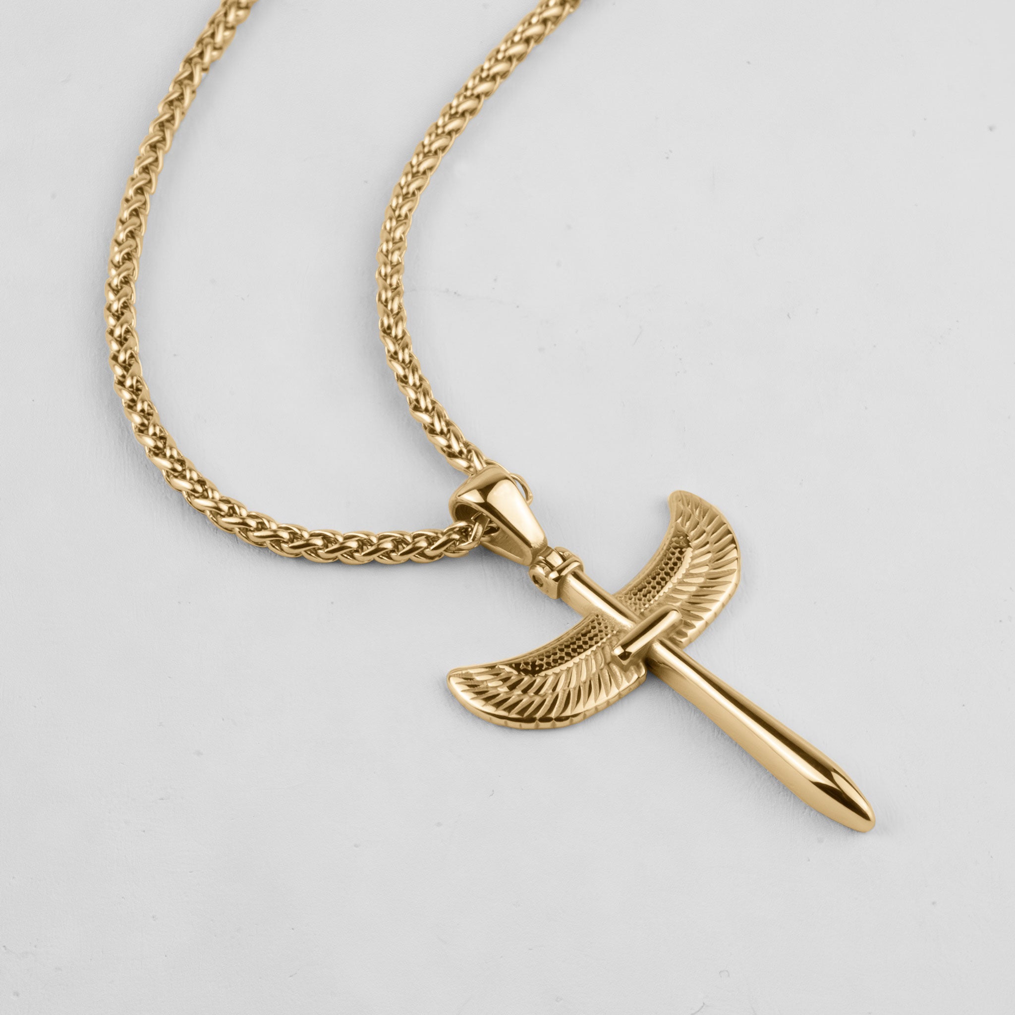 Cross Dagger & Wing Set (Gold)