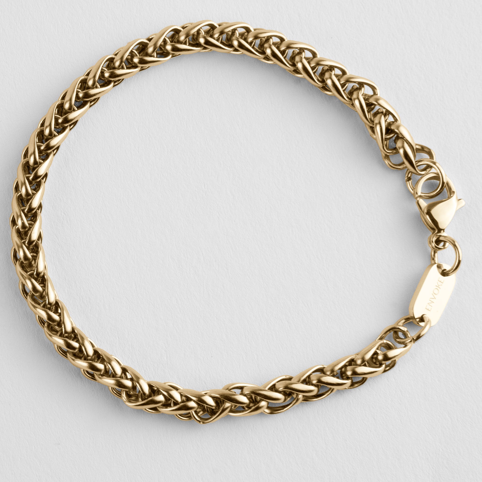 Wheat Bracelet (Gold) 5 mm