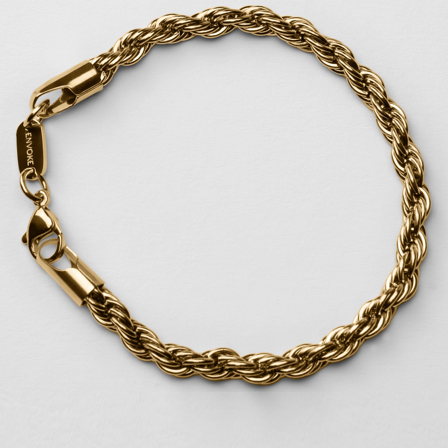 Rope Bracelet (Gold) 5 mm