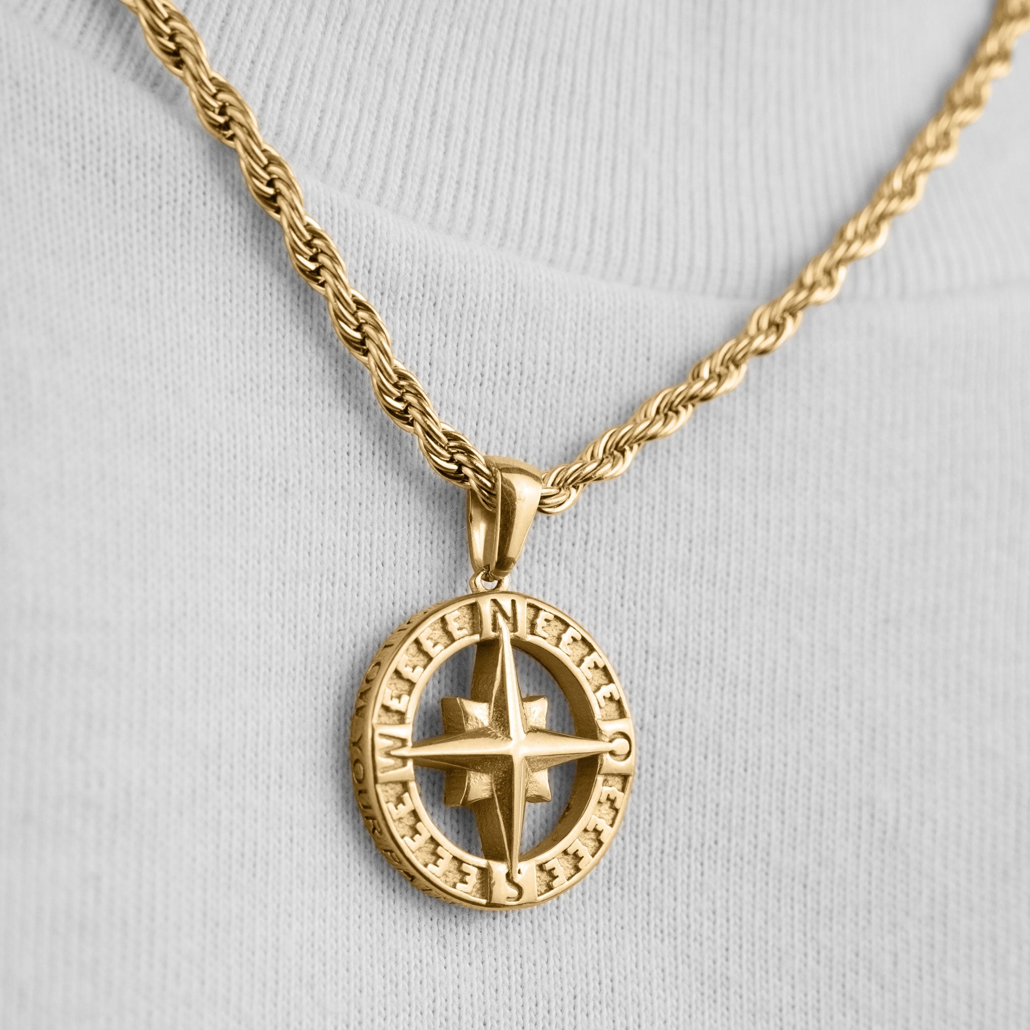 Kompass Pendant (Gold)